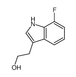 2-(7-Fluoro-1H-indol-3-yl)ethanol Structure
