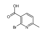 2-Bromo-6-Methylnicotinic acid Structure