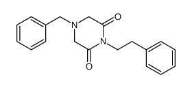 4-benzyl-1-(2-phenylethyl)piperazine-2,6-dione结构式