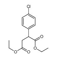 Butanedioic acid, (4-chlorophenyl)-, diethyl ester Structure