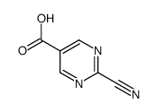 2-氰基嘧啶-5-羧酸结构式