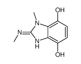 (9ci)-1-甲基-2-(甲基氨基)-1H-苯并咪唑-4,7-二醇结构式