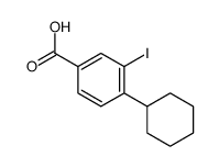 4-环己基-3-碘苯甲酸结构式