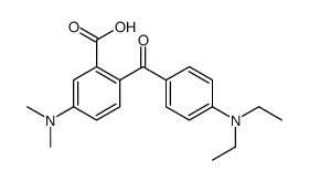 2-[4-(diethylamino)benzoyl]-5-(dimethylamino)benzoic acid结构式
