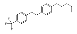 1-pentyl-4-[2-[4-(trifluoromethyl)phenyl]ethyl]benzene结构式