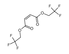 Bis(2,2,2-trifluoroethyl)maleate Structure