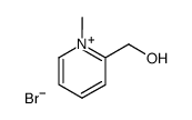 2-hydroxymethyl-1-methyl-pyridinium, bromide Structure
