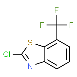 2-氯-7-(三氟甲基)苯并[D]噻唑结构式