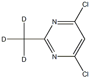 4,6-Dichloro-2-(methyl-d3)-pyrimidine Structure