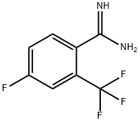 4-fluoro-2-(trifluoromethyl)benzamidine结构式