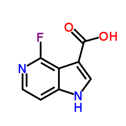 4-Fluoro-1H-pyrrolo[3,2-c]pyridine-3-carboxylic acid Structure