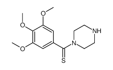 piperazin-1-yl-(3,4,5-trimethoxyphenyl)methanethione Structure