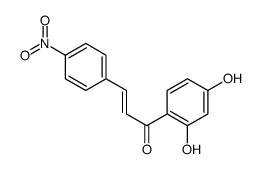 1-(2,4-dihydroxyphenyl)-3-(4-nitrophenyl)prop-2-en-1-one Structure