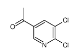 1-(5,6-二氯吡啶-3-基)乙酮结构式