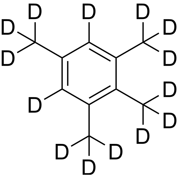1,2,3,5-Tetramethylbenzene-d14 Structure