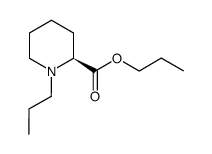 propyl (1-propylpiperidine)-2-carboxylate结构式