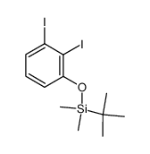 t-butyl(2,3-diiodophenoxy)dimethylsilane Structure