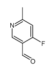 4-fluoro-6-methylpyridine-3-carbaldehyde Structure