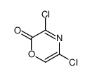 2H-1,4-Oxazin-2-one,3,5-dichloro-(9CI) Structure