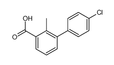 4-氯-2-甲基-[1,1-联苯]-3-羧酸结构式