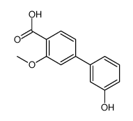 4-(3-hydroxyphenyl)-2-methoxybenzoic acid Structure