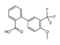 2-[4-methoxy-3-(trifluoromethyl)phenyl]benzoic acid Structure