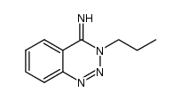 3,4-dihydro-4-imino-3-propyl-1,2,3-benzotriazine结构式