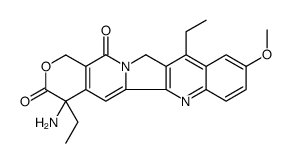 7-ethyl-10-methoxy-20-deoxyaminocamptothecin structure