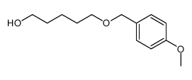 5-[(4-methoxyphenyl)methoxy]pentan-1-ol结构式