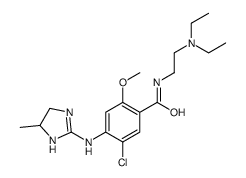 5-chloro-N-[2-(diethylamino)ethyl]-2-methoxy-4-[(5-methyl-4,5-dihydro-1H-imidazol-2-yl)amino]benzamide Structure