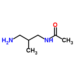 N-乙酰基-2-甲基-1,3-丙二胺结构式