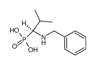 l-(1-(benzylamino)-2-methylpropyl)phosphonic acid结构式