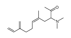 3-(dimethylamino)-5-methyl-9-methylideneundeca-5,10-dien-2-one Structure