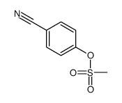 (4-cyanophenyl) methanesulfonate结构式