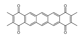 2,3,9,10-tetramethylpentacene-1,4,8,11-tetrone Structure