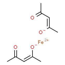 Ferrous acetylacetonate Structure