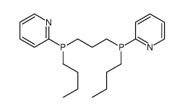 1,3-bis[(2-pyridyl)butylphosphino]propane结构式