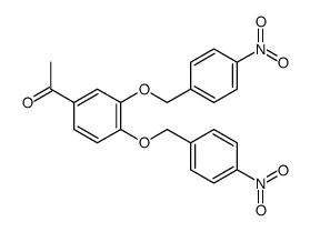 1-[3,4-bis[(4-nitrophenyl)methoxy]phenyl]ethanone结构式