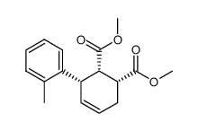dimethyl c-3-(2'-methylphenyl)cyclohex-4-ene-r-1,c-2-dicarboxylate Structure