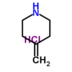 4-亚甲基哌啶盐酸盐结构式