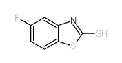 2-巯基-5-氟苯并噻唑结构式