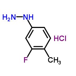 3-氟-4-甲基苯肼盐酸盐结构式