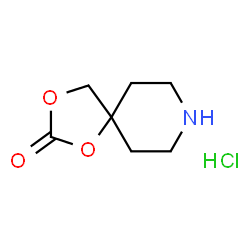 1,3-dioxa-8-azaspiro[4.5]decan-2-one hydrochloride结构式