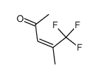 (3Z)-5,5,5-trifluoro-4-methylpent-3-en-2-one结构式