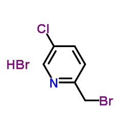 2-(溴甲基)-5-氯吡啶氢溴酸盐结构式