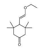4-(2-ethoxyethenyl)-3,3,5,5-tetramethylcyclohexan-1-one Structure