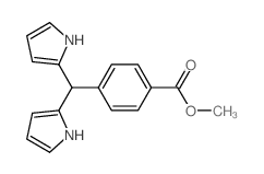 5-(4-羧甲基苯基)二吡咯甲烷(氩气下)结构式
