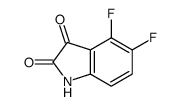 4,5-difluoro-1H-indole-2,3-dione结构式