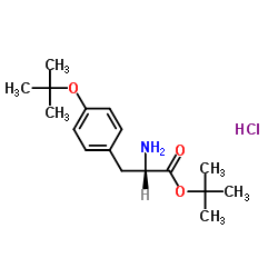 H-Tyr(tBu)-OtBu.HCl Structure