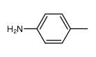 p-toluidine (protonated)结构式
